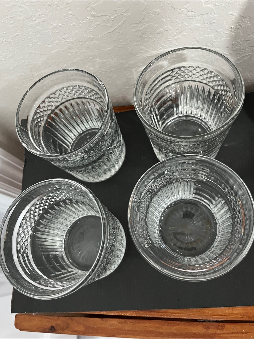 Libbey VTG Radiant Clear Cut-Crystal Old Fashion Set - 4 Pack - Picture 7 of 8
